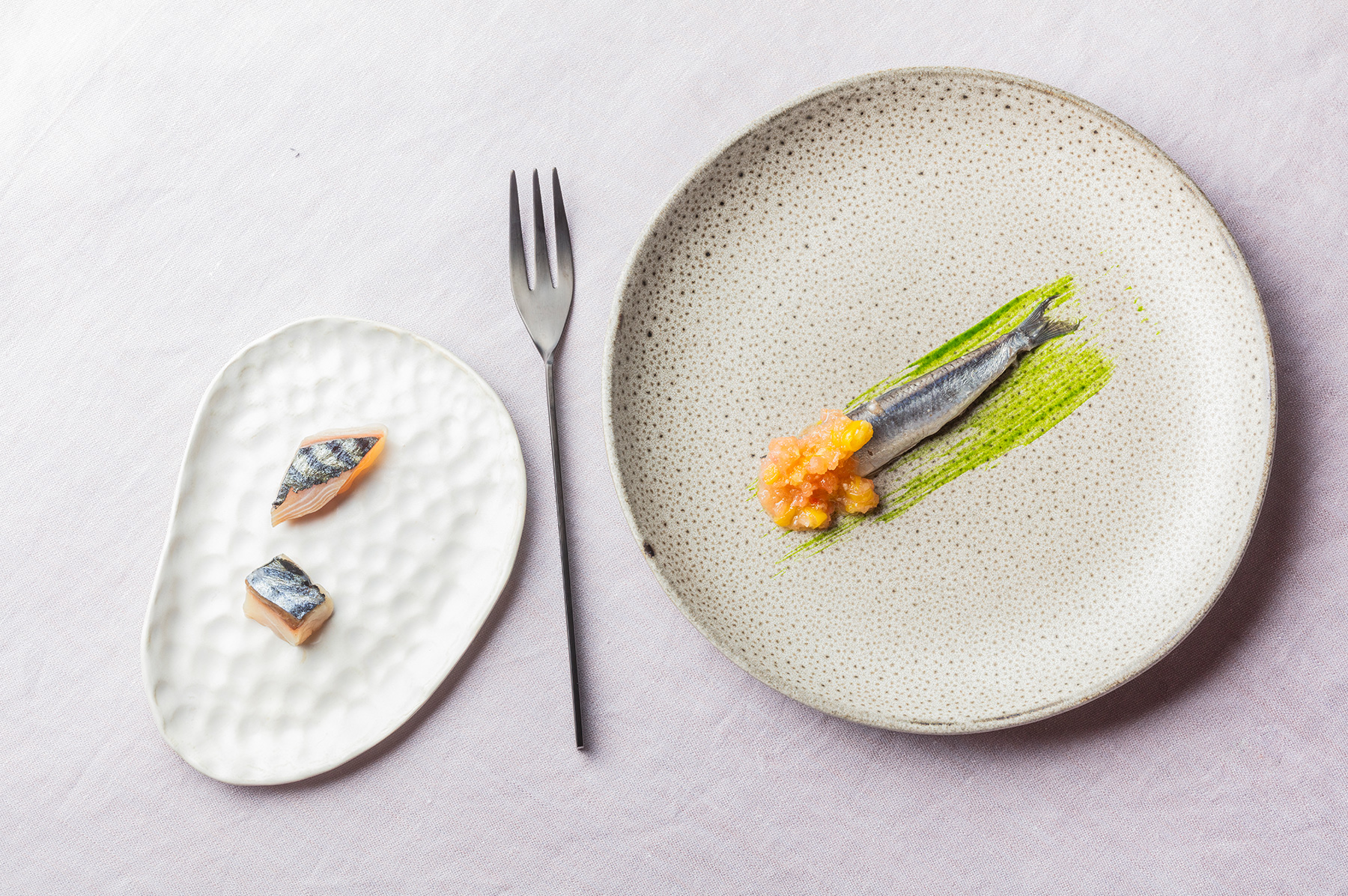Anchovies to start